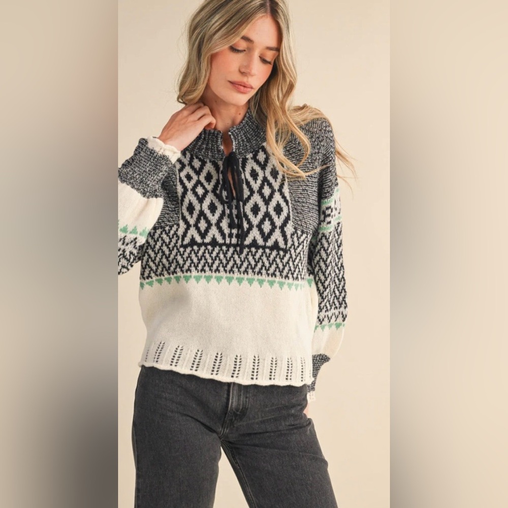 NWT Nordic Knit Sweater